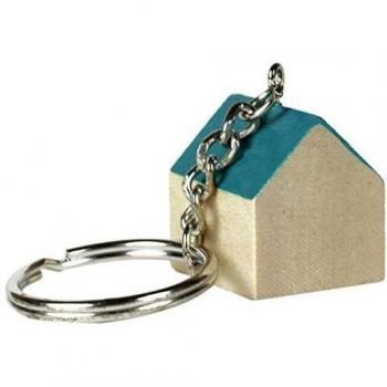 Doiy Sweet Home English Green - Llavero en forma de casa