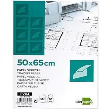 Papel vegetal 50x65cm 70g/m2