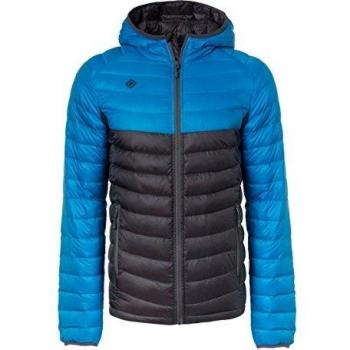 Izas Alsek Chaqueta De Plumas, Hombre, Azul Cian/Gris Oscuro, XL