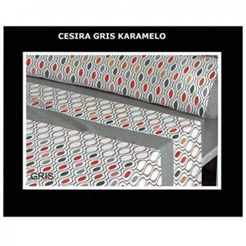 Karamelo Juego DE SABANAS 3 Piezas 50% Algodon,50% Poliester Gris