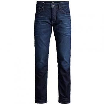 Jack & Jones Men's Mike Original Relaxed Comfort Blue Jeans 33W 34L