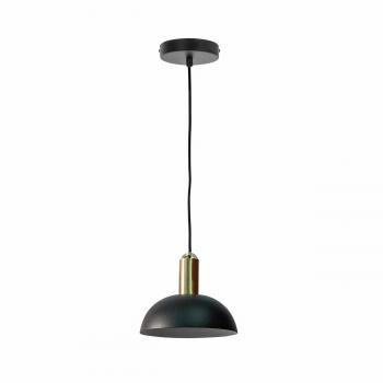 Lámpara Colgante Spica de Metal Negro - 20cm x 20cm h. 150cm