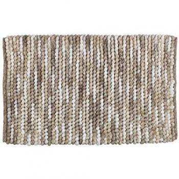 Alfombra Baño Urdu Taupe 60 X 90 Cm