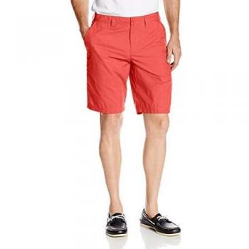 Columbia Washed out Pantalones Cortos, Hombre, Rojo Atardecer, 28-8