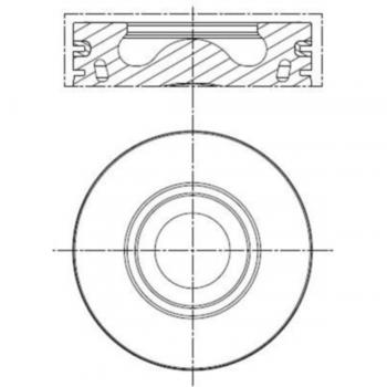Pistón MAHLE ORIGINAL 013 PI 00136 000 - Alta calidad y precisión