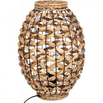 Lámpara de mesa Arena - H 40 cm - Fibra vegetal beige - Atmosphera
