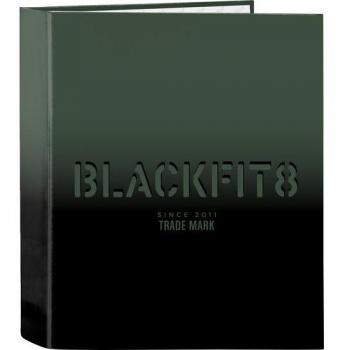 Carpeta Folio Blackfit8 Gradient con 4 Anillas de 35mm Lomo Ancho - Safta