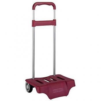 Safta-641080905 Carro Portamochilas, color granate