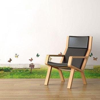 Walplus AY206B Mariposas, realismo, hierba