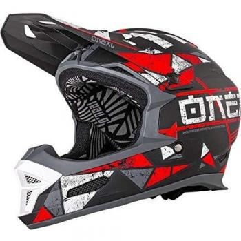 Oneal Fury RL Zen Casco, Rojo, XL