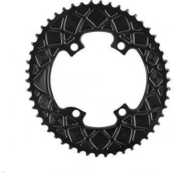 AbsoluteBLACK Premium Oval 110 BCD 4 Bolt Chainring for Shimano Dura-Ace, Ultegra, 105 (50T)