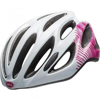 BELL Tempo Casco de Ciclismo, Unisex, Blanco Brillante/Cerezo, Talla única