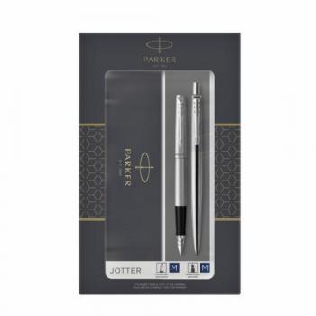 Set Parker Jotter Duo Pluma + Bolígrafo Acero CT 2093258