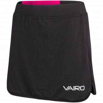 VAIRO Falda Pantalon (Skort) Columns (Negro/Verde, L)