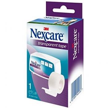 Nexcare 179894.5 - Esparadrapo de plástico, 5 m x 2,5 cm
