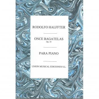 Halffter r bagatelas 11 op19 para piano