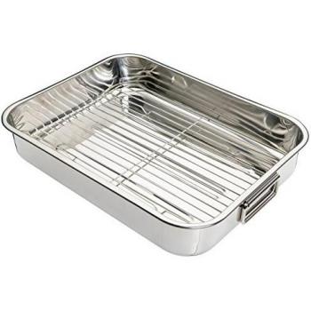 Kitchen Craft - Fuente de Horno Rectangular con Rejilla