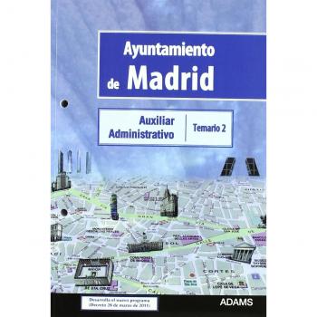 Auxiliares, Ayuntamiento de Madrid. Temario: Parte de 9788499437309