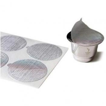 Gefu - Set de 80 tapas adhesivas para cápsulas de café