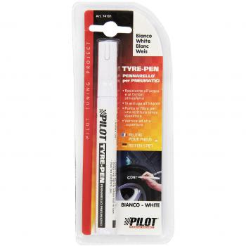 74101 - Marcador para neumáticos marcador de pintura - Blanco resistente de alta secado instantáneo metal