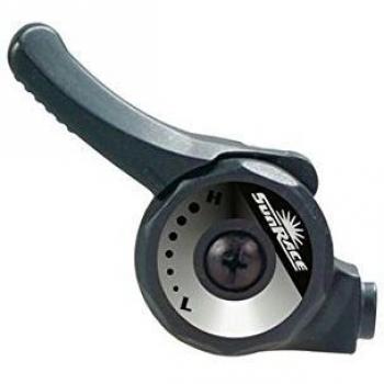 SUN RACE SLM2T Thumb Shifter Left 2/3-SPEED Friction, with CASING Palanca DE Cambio, Unisex Adulto, Multicolor, ESTANDAR