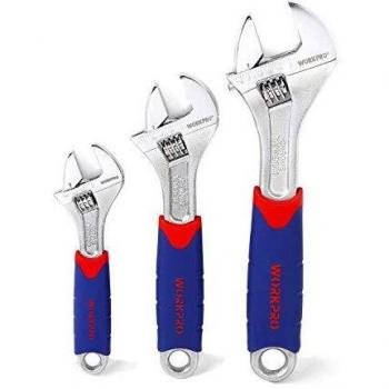 WORKPRO 3Pcs Llave Ajustable