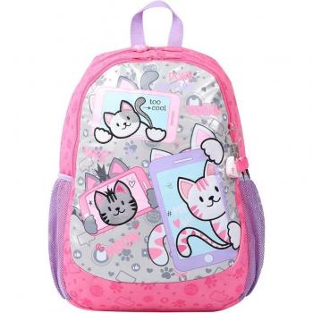 Mochila Totto Selfie Cat Grande Infantil
