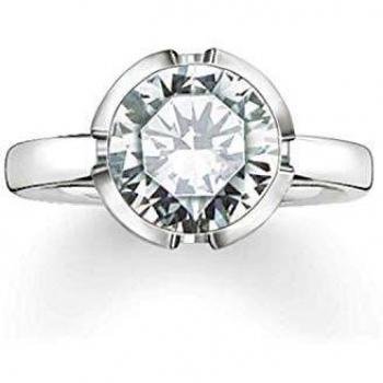 Thomas Sabo Women's Ring TR2036-051-14 in Sterling Silver 925, Size 14