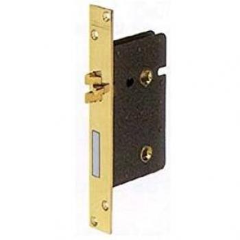 Orefe M85564 - Cerradura lar golpe silencioso 890-50 laton mate derecha