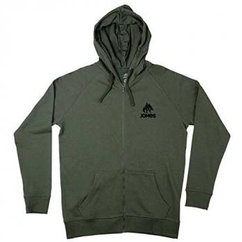 Sudadera con Cremallera y Capucha Jones Snowboards Truckee Verde