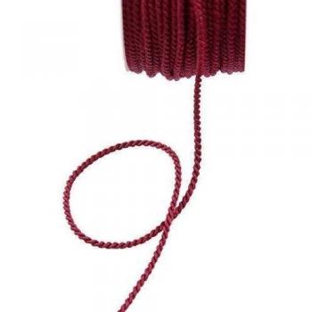 Deko und Band Acetato Cordón Burdeos – 2 mm Ancho a 100 m Rollo – 211001 87 de R 002