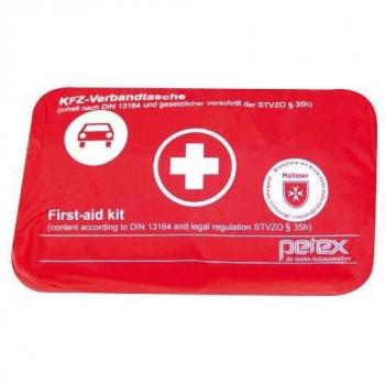 Botiquín de Primeros Auxilios Petex 43930012, Conforme a DIN 13164, en Color Rojo