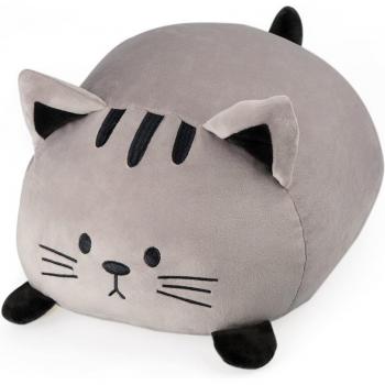 Cojín Molón Kitty Balvi Gris en Forma de Gato Extra Suave