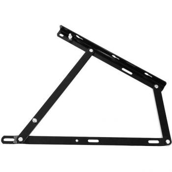 Bisagra canape negra Alide (jgo.dch/izd) sistema de enganche pistón rosca M-8
