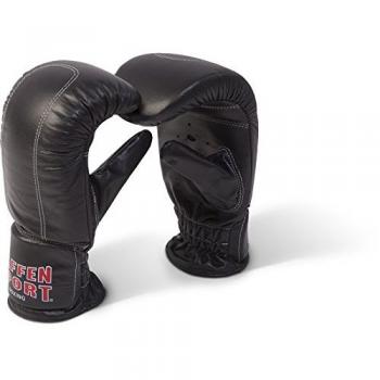 Paffen Sport Kibo Fight Line Ball Guantes Piel, todo el año, Unisex, color negro, tamaño small/medium