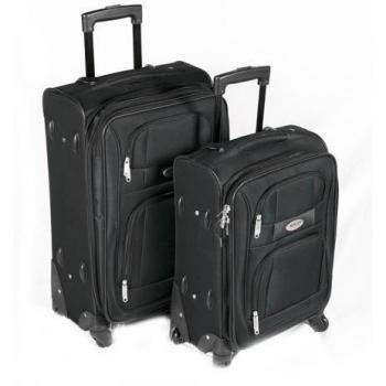 Sogo Maleta Mal-SS-1690 Juego de 2 Maletas Trolley Blandas 20 y 24 Pulgadas 50 cm 75 litros