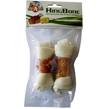 Croci King Hueso para Perro Carne de Pollo 11 cm 2 Piezas – Juego de 12