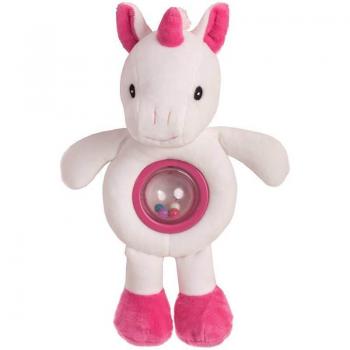 Sonajero Unicornio Rosita con bolita 28 cm