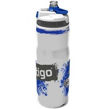 Contigo Devon Insulated - Botella de bicicleta con dispositivo Autospout, color blanco / azul, 650 ml