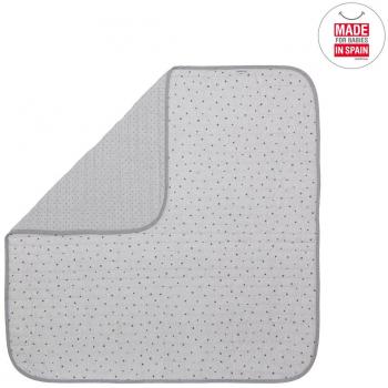 Cambrass Stela - Colcha boutí, 100 x 135 cm, color gris