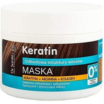 - Mascarilla de queratina para el cabello Dr. Santé, con colágeno y arganina para una regeneración profunda, 300 ml, 0 % parabenos y aceites minerales