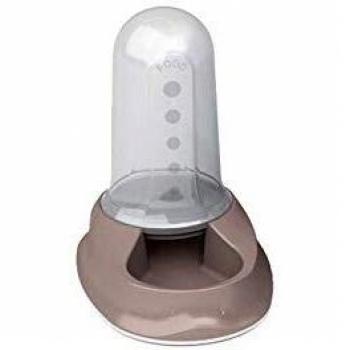 Miska Dispensadora Antideslizante SMART 0,8L para Agua y Comida Taupe Zolux