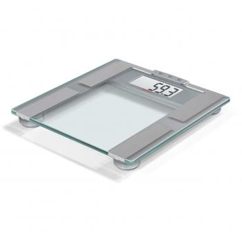 Leifheit Soehnle PHARO 200 - Báscula de baño Pino, capacidad de carga 200 kg, color azul pastel