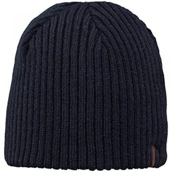 Wilbert Beanie by Barts - Navy - Unisex - One Size - Soft Fine Knit Fleece Lined Casual Hat