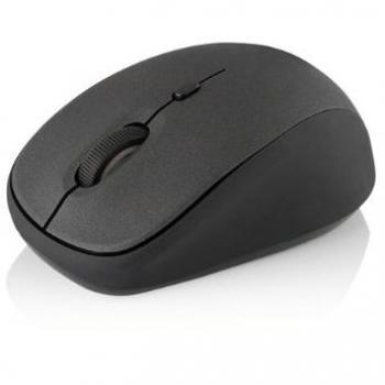 Ratón Inalámbrico Óptico Modecom MC-WM6 Negro Gris, 3 Botones, 1600 DPI, USB Nano 2.4 GHz