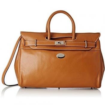 Bolso de mano Mac Douglas PYLA S de cuero de búfalo marrón para mujer con bandolera