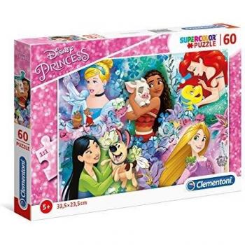 Clementoni- Puzzle 60 Piezas Princess
