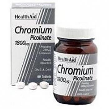 Health Aid Chromium Picolinate Essential Trace Element 60 Tablets
