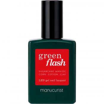 Manucurist Green Flash LED Gel Nail Lacquer 15 ml - Rouge Anemone