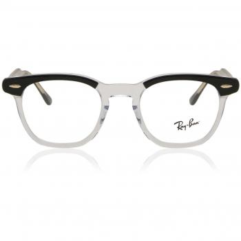 Ray-Ban RX5398 Hawkeye 2034 Men's Eyeglasses Black Size 50 (Frame Only) - Blue Light Block Available